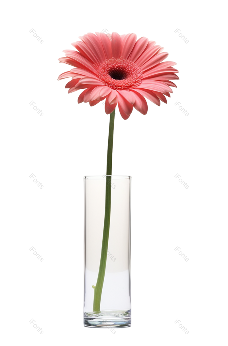 雏菊图片,花瓣元素,植物PNG,粉色免抠素材